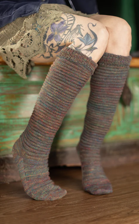 Galaxy Slinky Thigh High Socks - Image 8