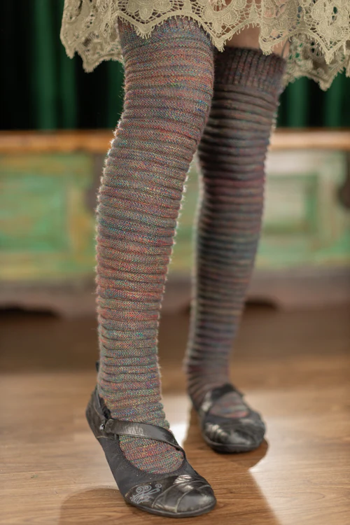 Galaxy Slinky Thigh High Socks - Image 9