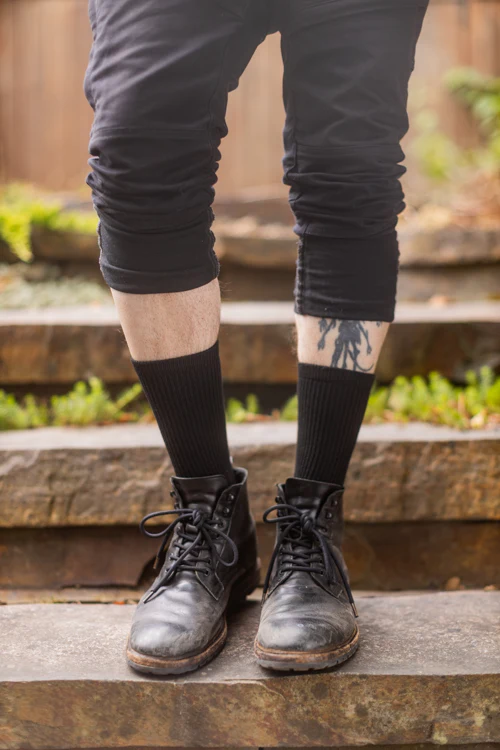 Just Black Socks