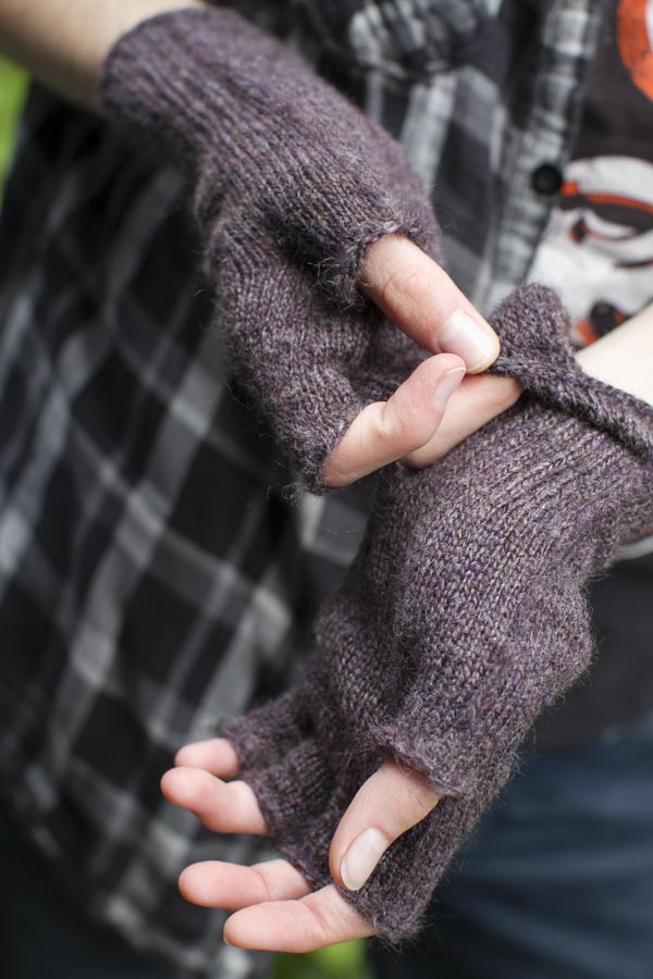 Knit Fingerless Gloves - Image 11