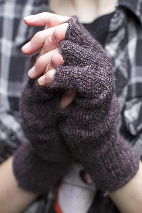 Knit Fingerless Gloves - Image 12