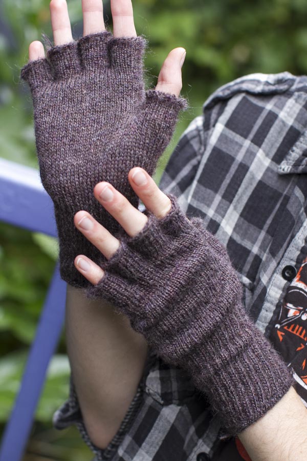 Knit Fingerless Gloves - Image 13