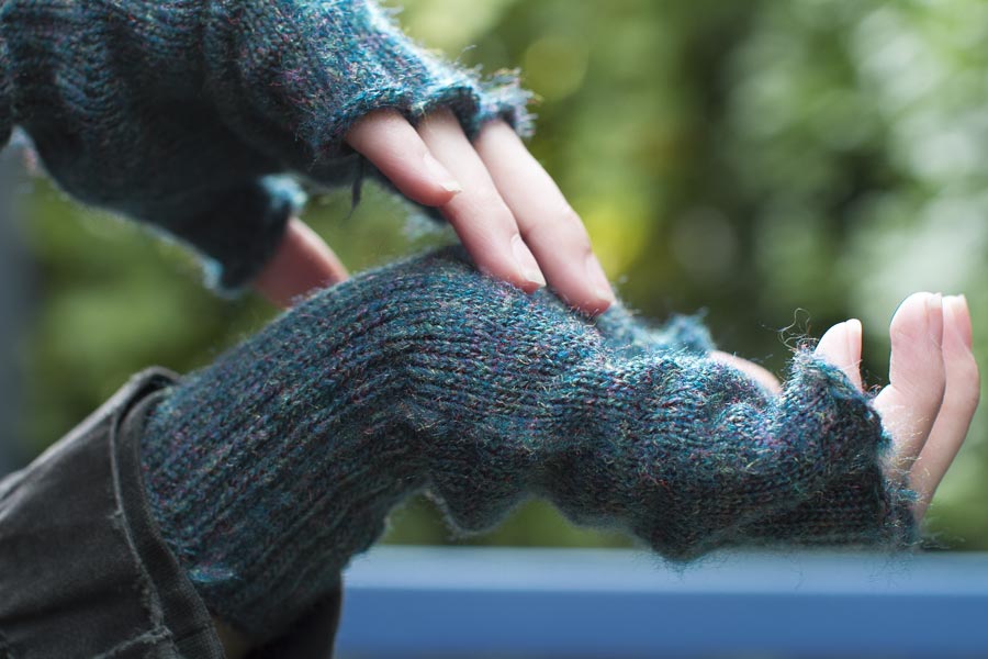Knit Fingerless Gloves - Image 18