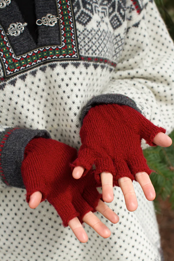 Knit Fingerless Gloves - Image 24