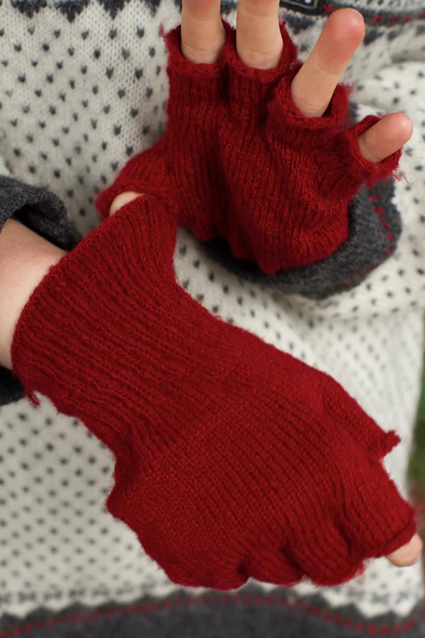 Knit Fingerless Gloves - Image 25