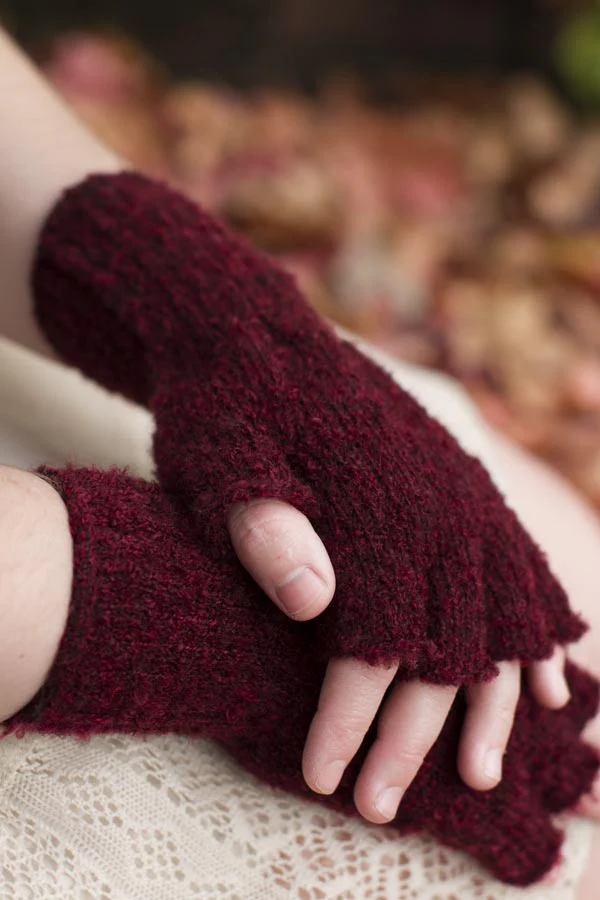 Knit Fingerless Gloves - Image 6