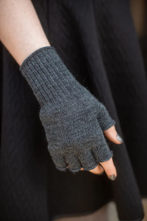 Knit Fingerless Gloves - Image 9