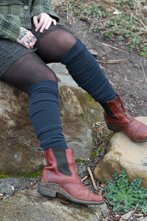 Larger Footed Long Cuffable Scrunchable Socks - Image 11