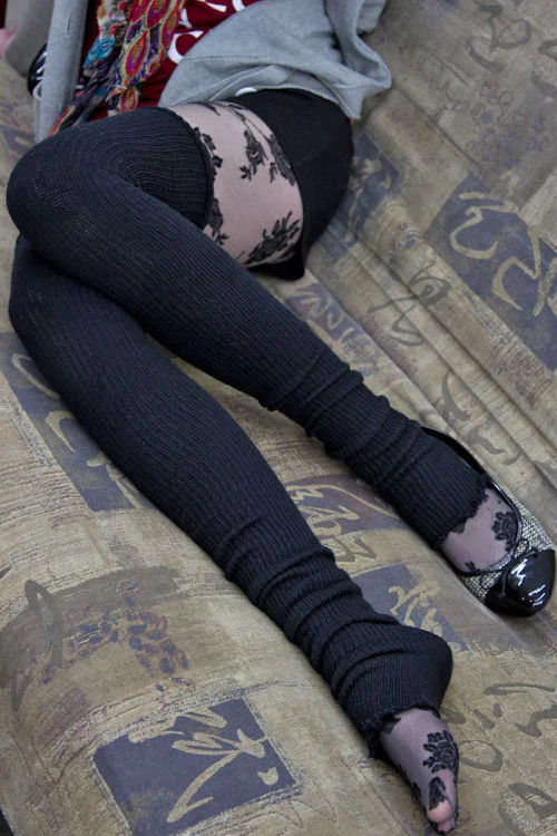 Long Cuffable Scrunchable Leg Warmers - Image 3