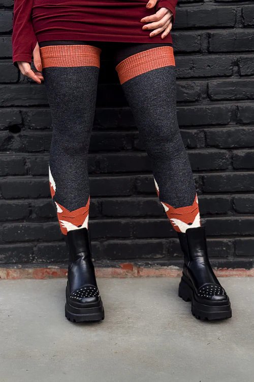 Longer Foxy Thigh High Socks - Image 2