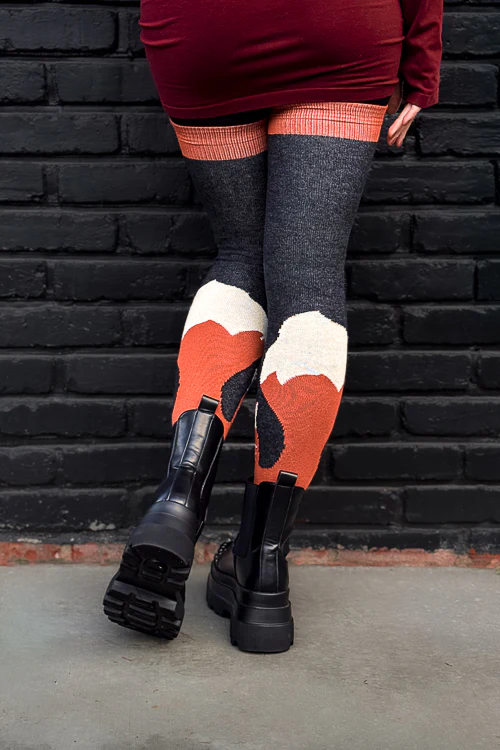 Longer Foxy Thigh High Socks - Image 4