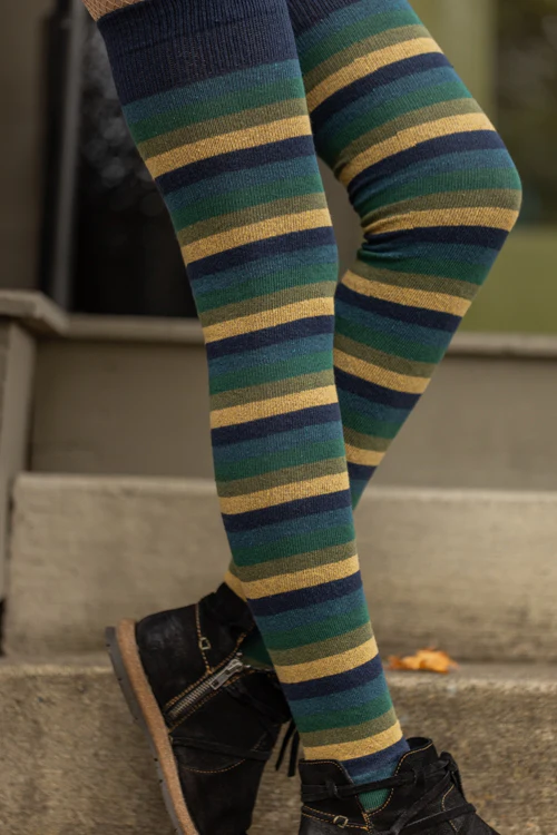 Longer Oasis Stripes Extraordinary Thigh High Socks - Image 5