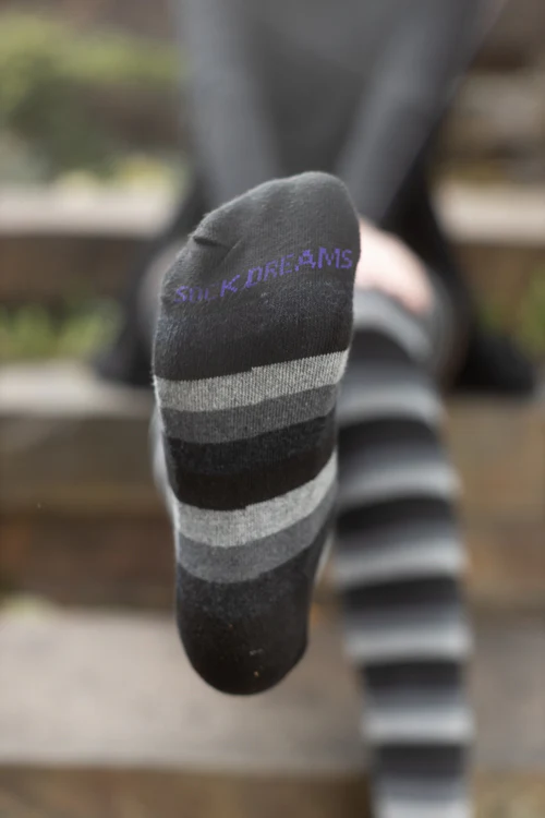 Longer Portland Stripes Extraordinary Thigh High Socks - Image 5