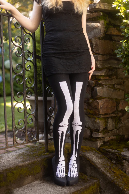 Longer Skeleton Thigh High - Image 5
