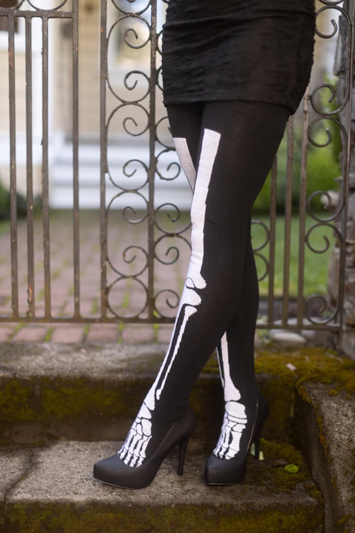 Longer Skeleton Thigh High - Image 6