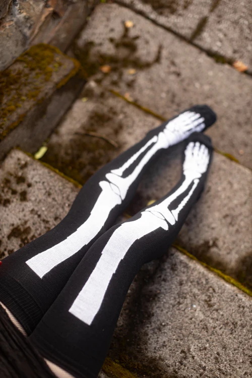 Longer Skeleton Thigh High - Image 8