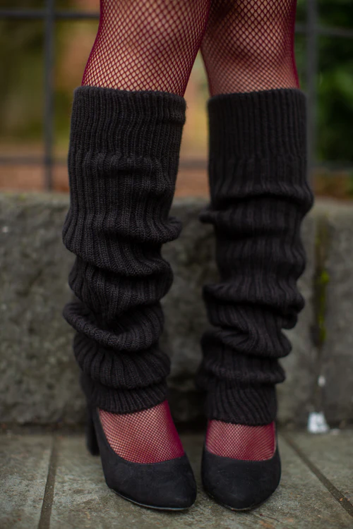 Lux Ribbed Leg Warmers - Image 8