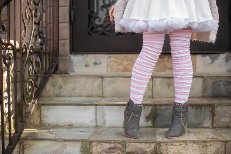 M Stripes Thigh High Socks - Image 19