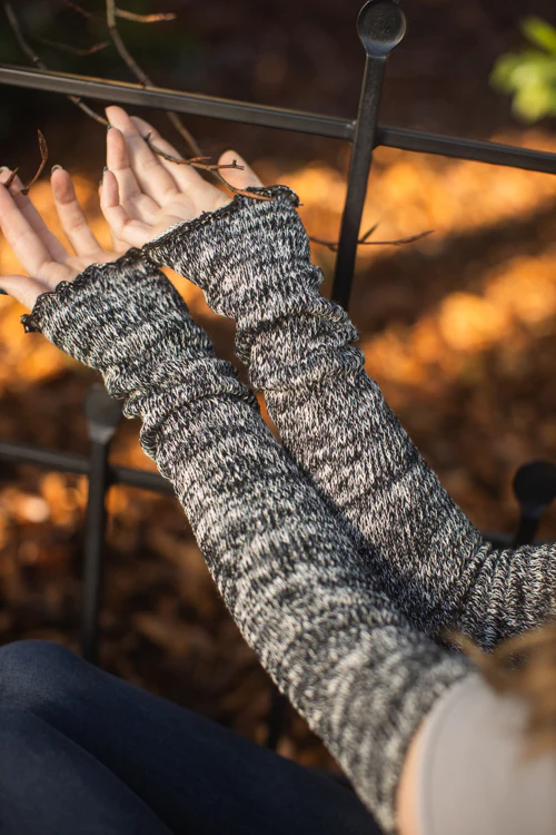 Marled Scrunchable Arm Warmer - Image 6