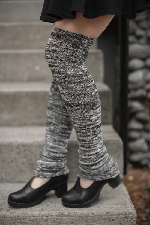 Marled Scrunchable Leg Warmer - Image 3