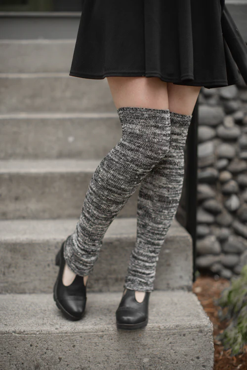 Marled Scrunchable Leg Warmer - Image 4