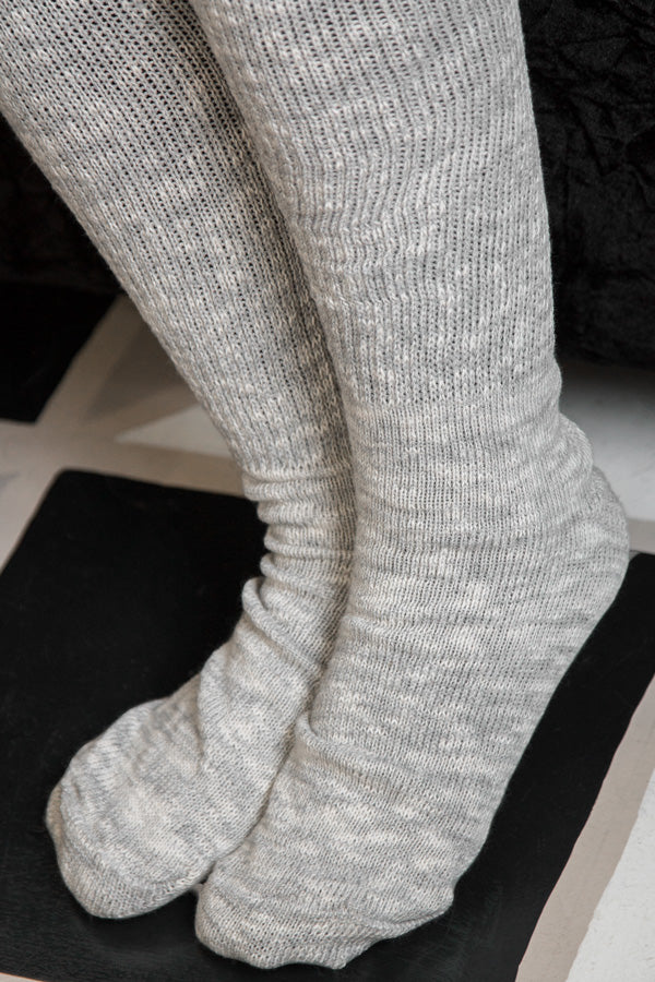 Marled Scrunchable Thigh High Socks - Image 14
