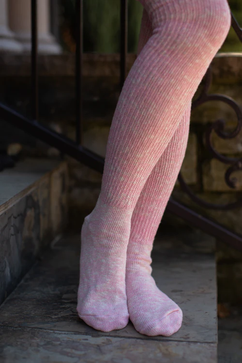 Marled Scrunchable Thigh High Socks - Image 24