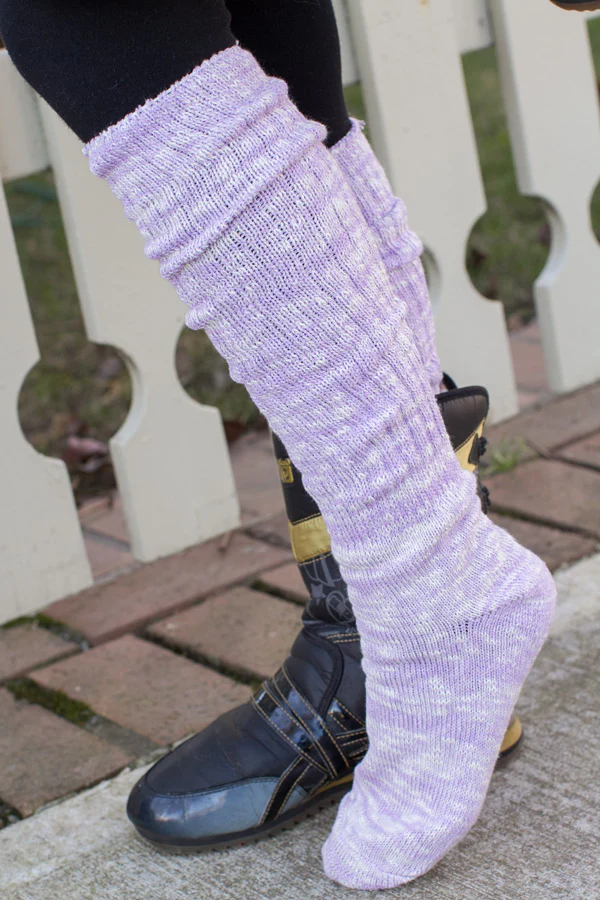 Marled Slouch Socks - Image 10