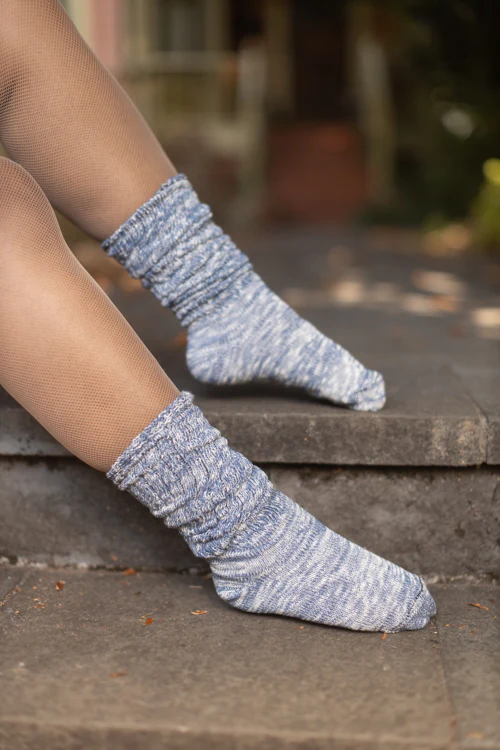 Marled Slouch Socks - Image 7