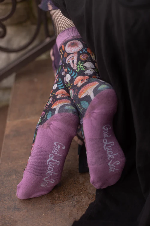 Mushrooms Printed Crew - Image 5