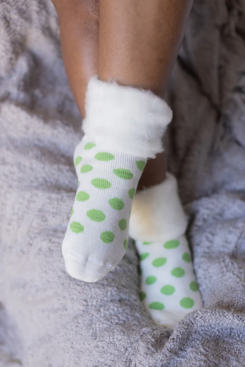 New Zealand Bed Socks with Polka Dots - Image 8