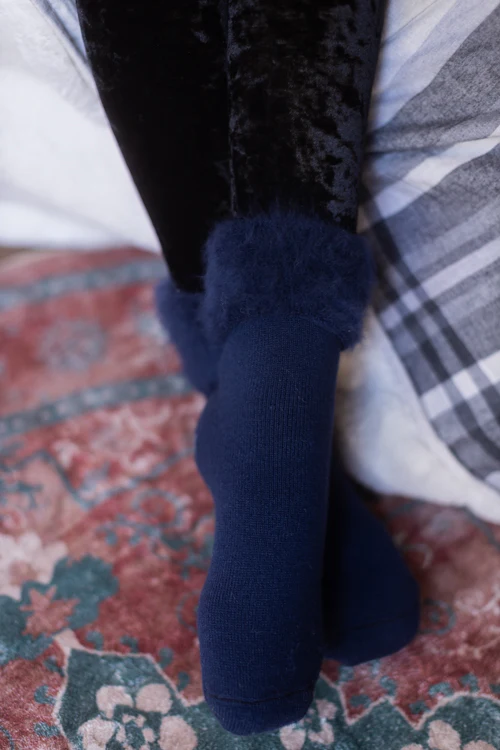 New Zealand Bed Socks with Star Treads - Image 2