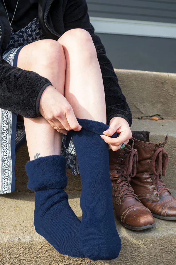 New Zealand Bed Socks with Star Treads - Image 4