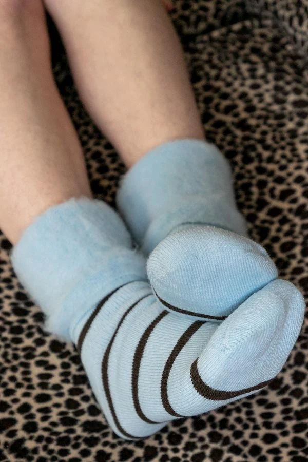 New Zealand Bed Socks with Stripes - Image 10