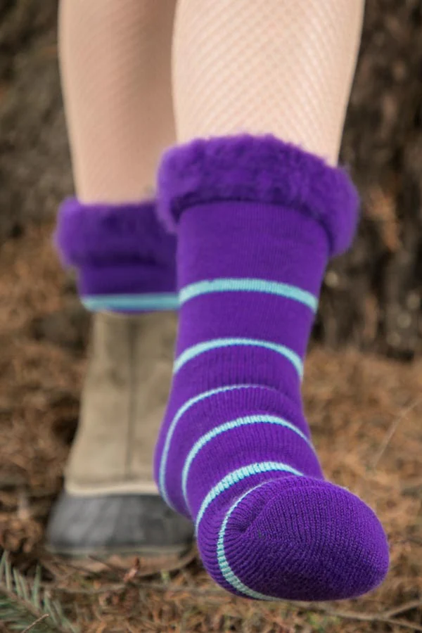 New Zealand Bed Socks with Stripes - Image 13