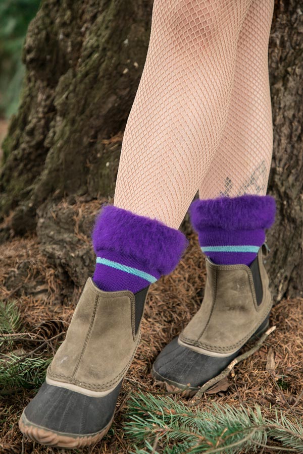New Zealand Bed Socks with Stripes - Image 14