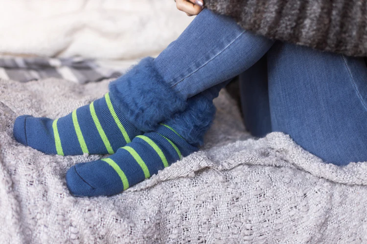 New Zealand Bed Socks with Stripes - Image 16