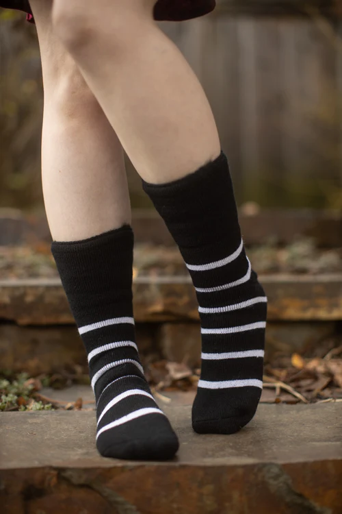 New Zealand Bed Socks with Stripes - Image 4