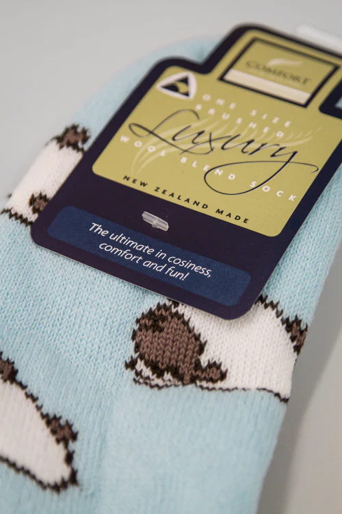 New Zealand Sleepy Sheep Bed Socks - Image 3