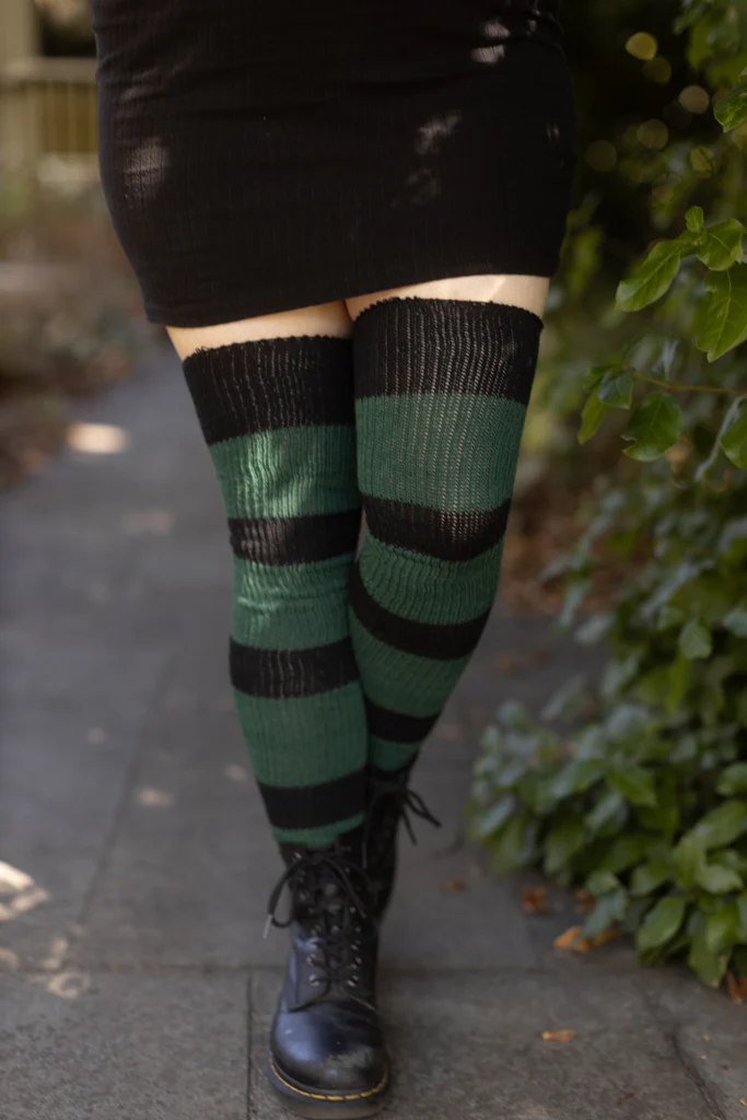 Nightmare Sweater Stripes Thigh High - Image 8