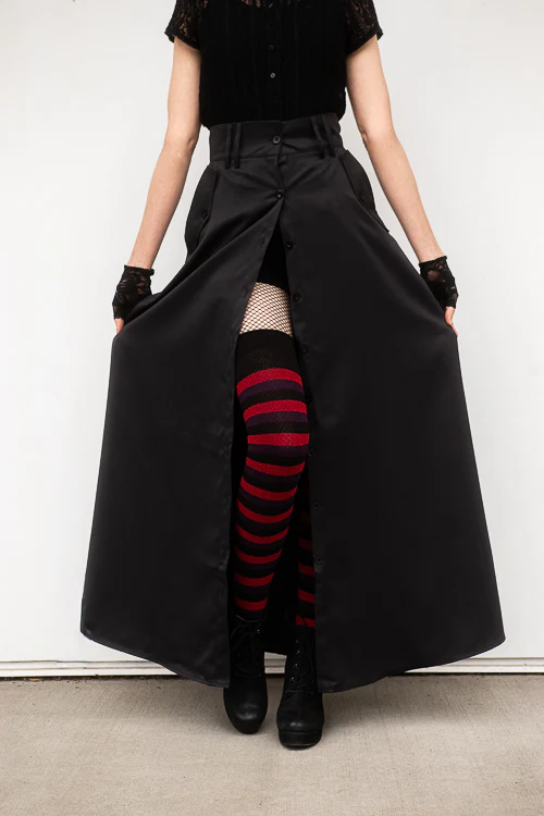 Nightshade Stripes Extraordinary Thigh High - Image 4