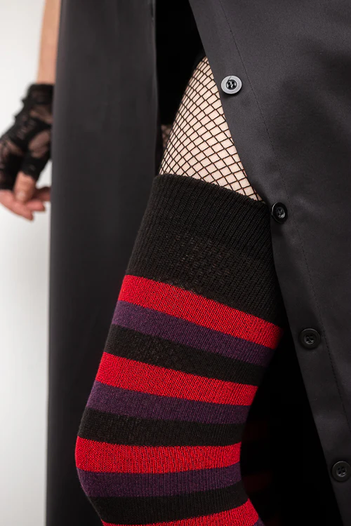 Nightshade Stripes Extraordinary Thigh High - Image 5