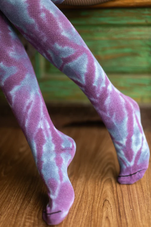 O Tie Dye Knee Socks - Image 11
