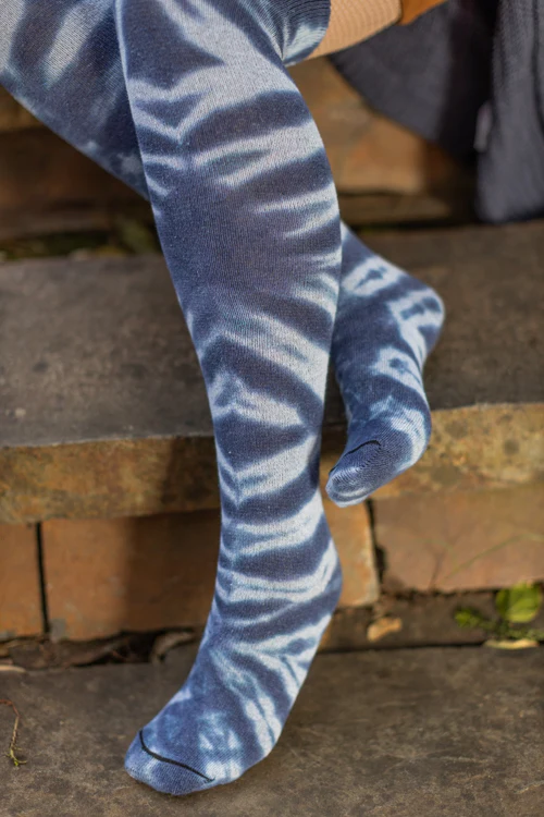 O Tie Dye Knee Socks - Image 18