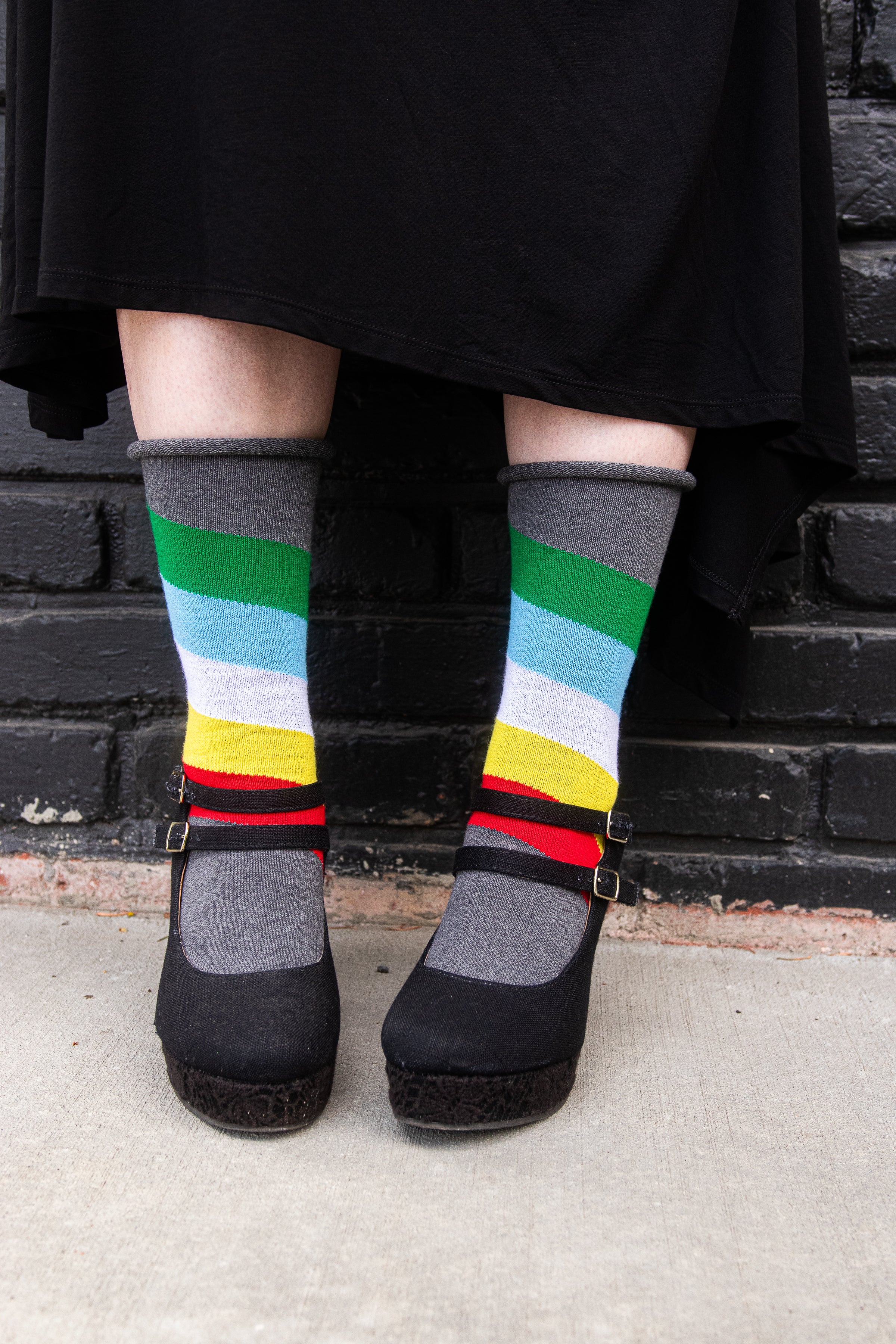 Oops! Disability Pride Roll Top Crew - Medium/Large - Image 3