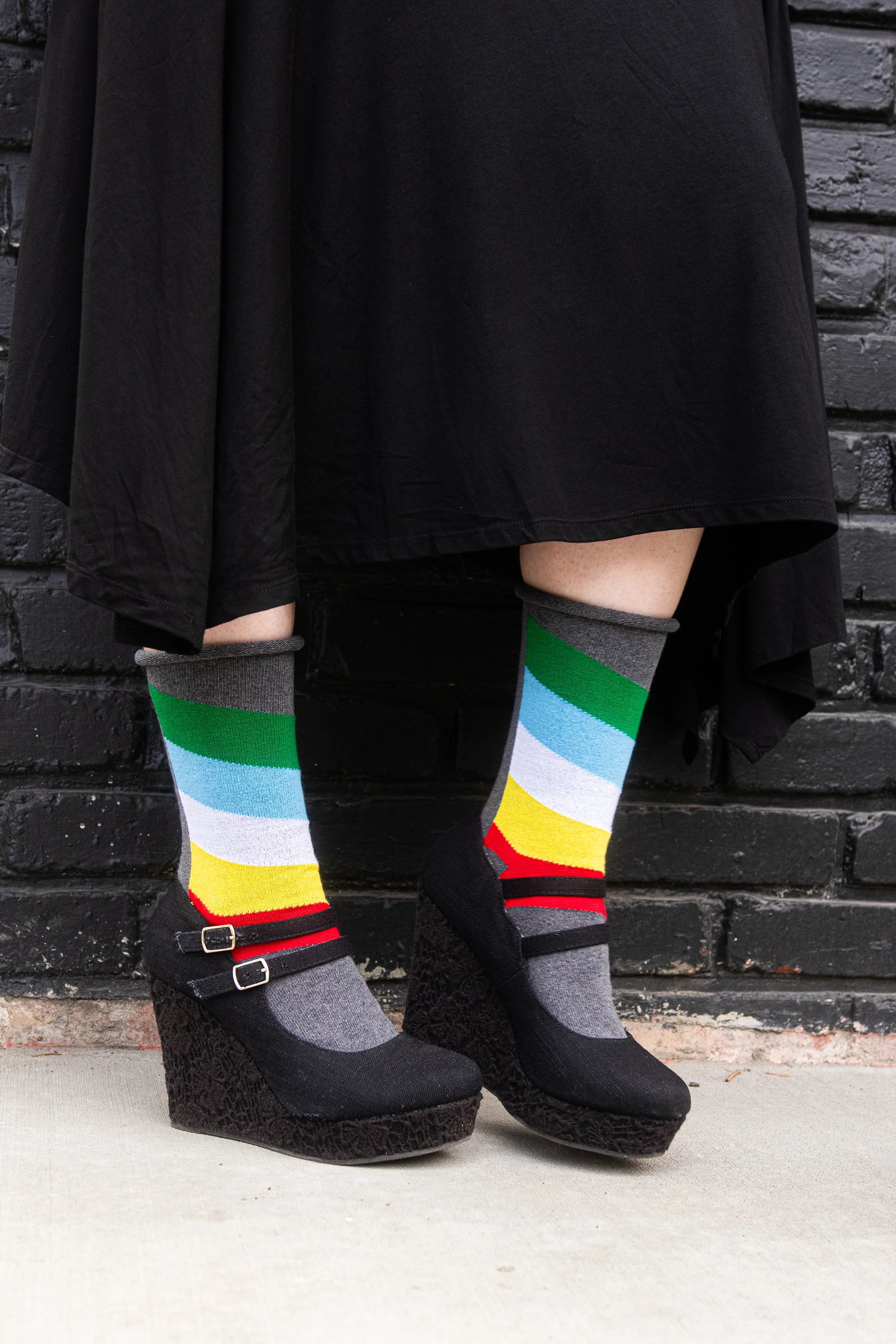 Oops! Disability Pride Roll Top Crew - Medium/Large - Image 4
