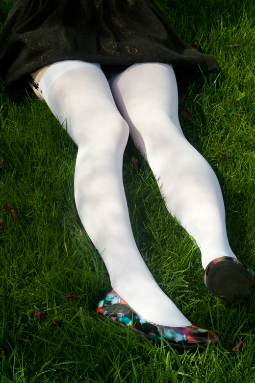Opaque Nylon Stockings - Image 14