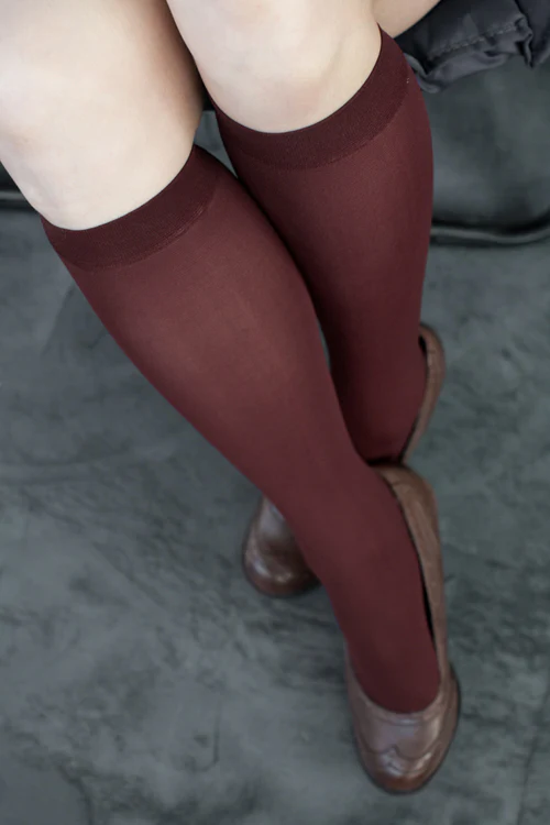 Opaque Solid Nylon Trouser Socks - Image 6