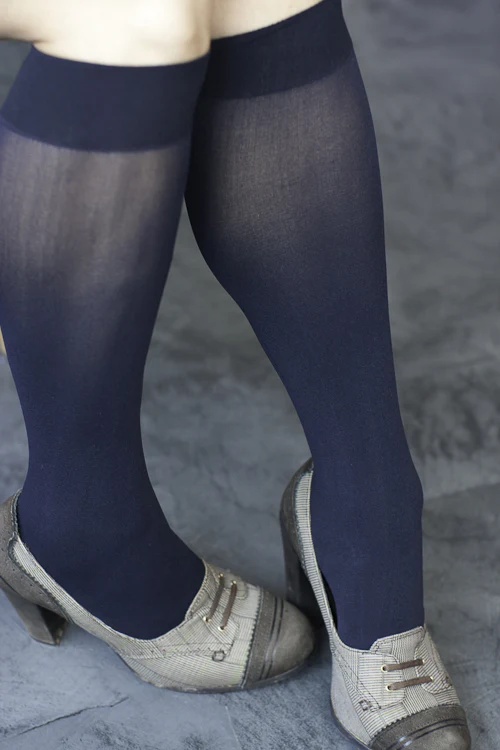 Opaque Solid Nylon Trouser Socks - Image 7
