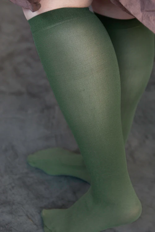 Opaque Solid Nylon Trouser Socks - Image 8